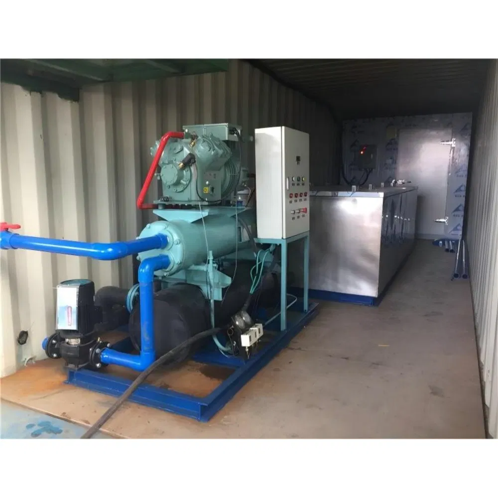 High Efficiency Containerized Block Ice Making Machine for Fishing Industry