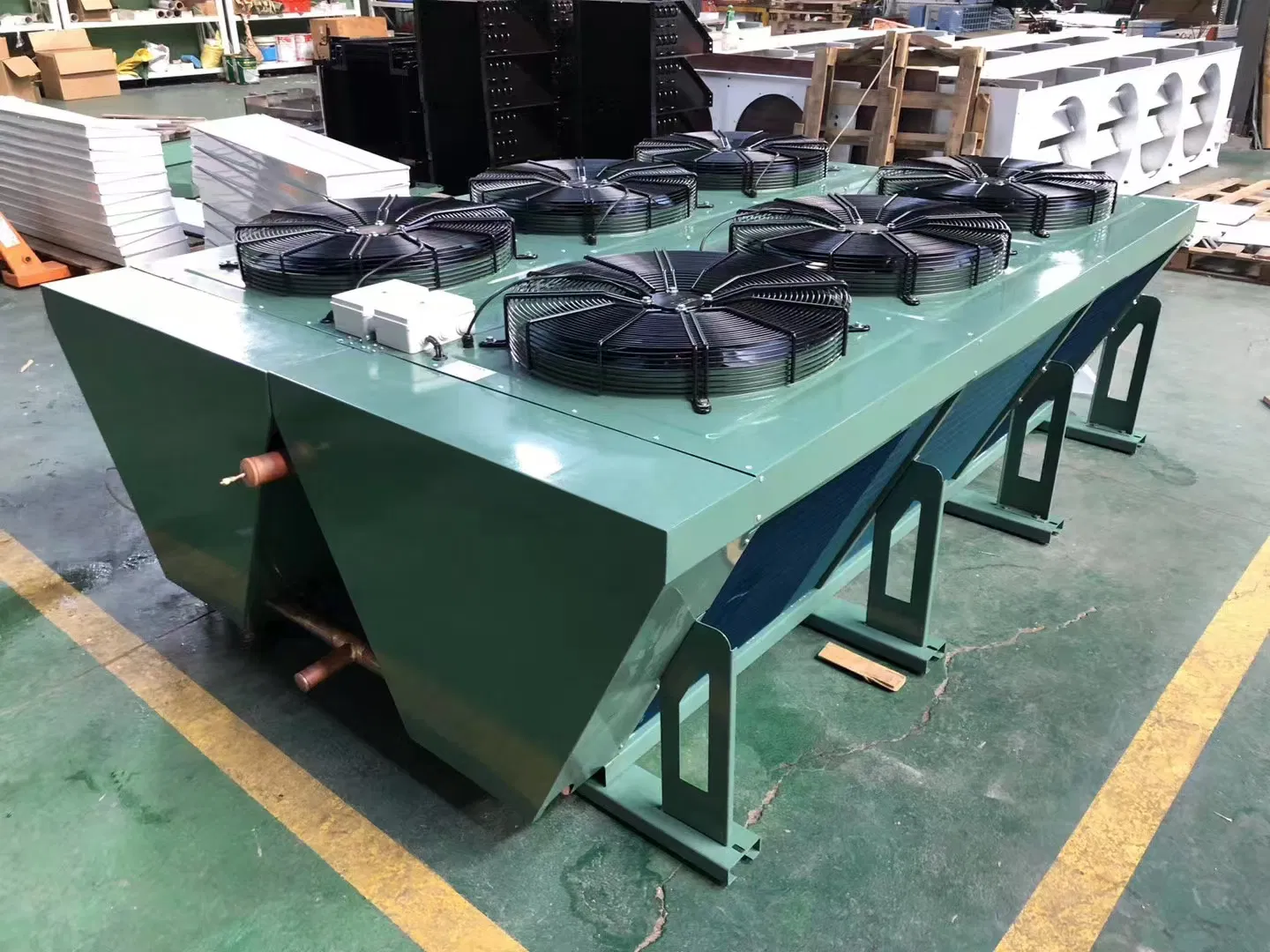 Top Air Blow Condenser, Air Cooler Condensers with Aluminum Fins