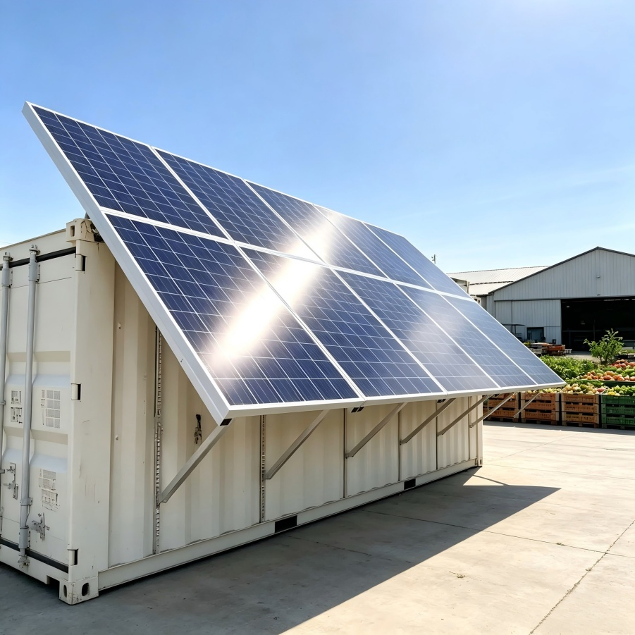 Heat Recovery System Solar Refrigeration Cold Storage Freezer Room for Volatile Chemical Safe Storage