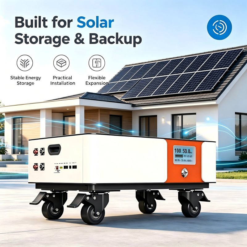 High Efficiency Intelligent Control Stackable or Removable Ion Solar Storage Battery for Residential Buildings