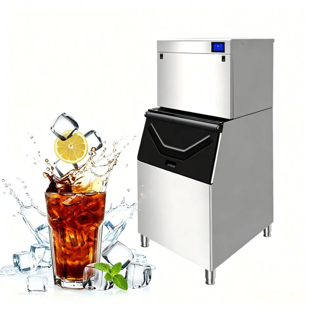 Advanced Cold Storage Module Commercial Cube Ice Making Machine for Retail Beverage Service