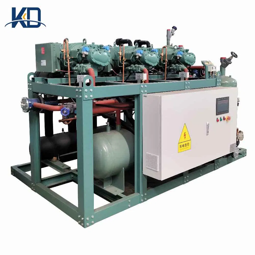 Energy Saving Cold Room Screw Compressor Rack Unit Refrigeration System for Sale