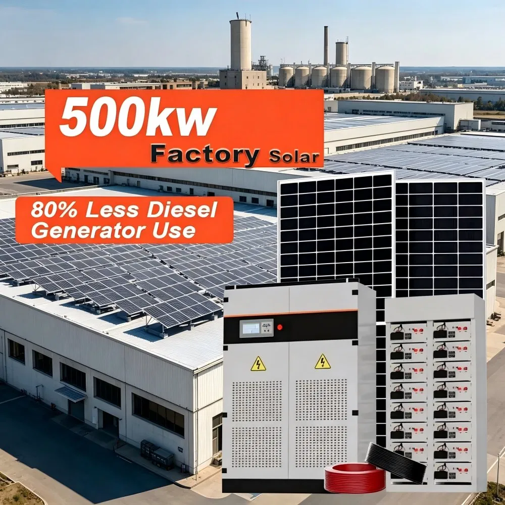 Energy Saving Renewable Equipment Industry 500 Kw on-Grid Solar Power System for Factory Building