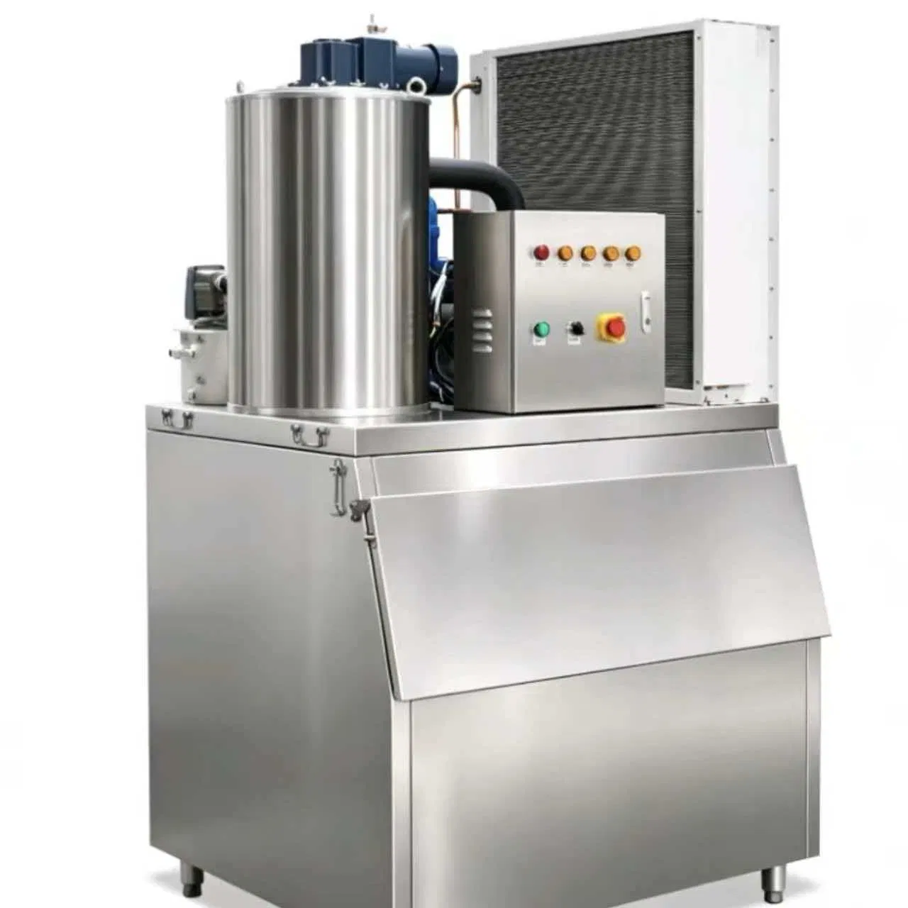 High Ice Output Commercial Flake Ice Making/Maker Machine for Wholesale Seafood Market Bulk Fresh-Keeping with