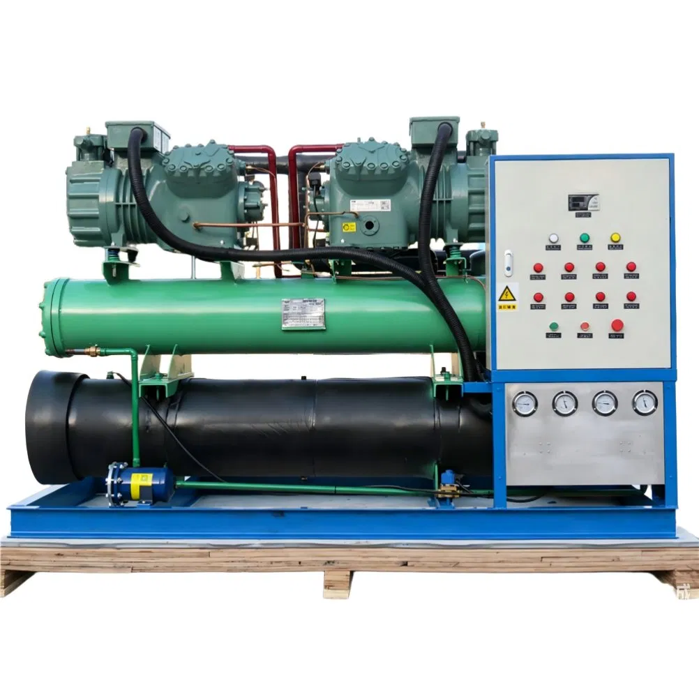 Durable Heavy Duty Cooling Solution Brine Type Block Ice Maker Machine for Cold Chain Logistics