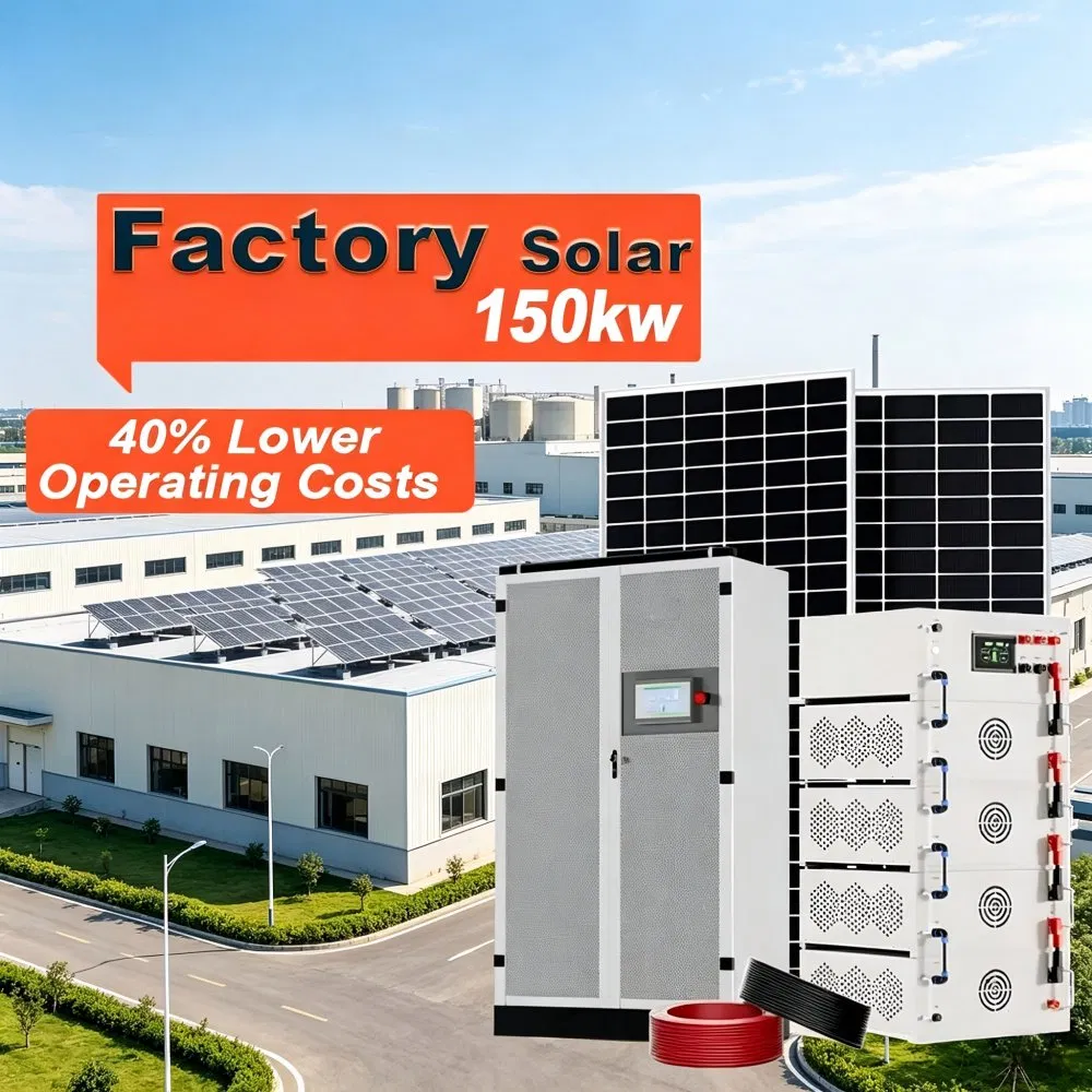 Eco Friendly Solar Energy Device Industry 150 Kw on-Grid Solar Power System for Production Facility