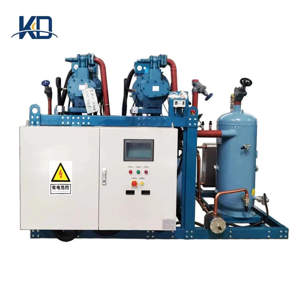Freezer Room Refrigeration Rack System Multi-Compressor Refrigeration Condenser Units