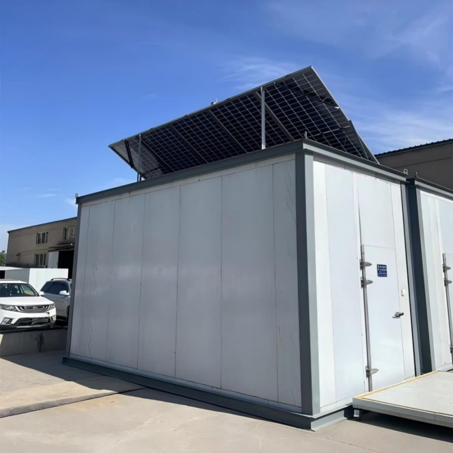 Remote Monitoring Solar Cold Room Freezer Cold Storage System for Hazardous Medical Waste Storage