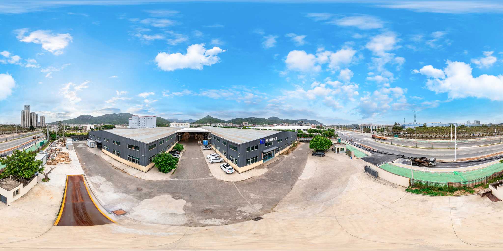 Factory panoramic view